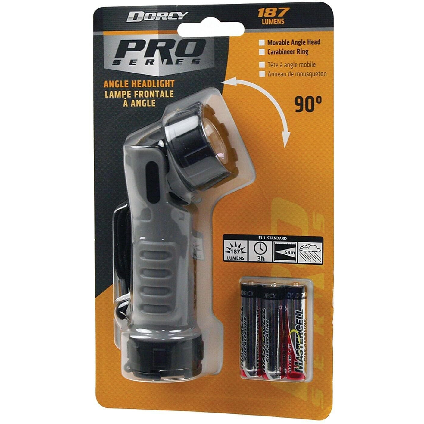 Dorcy International 187 LUMEN MINI SWIVEL HEAD FLASHLIGHT 41-2392