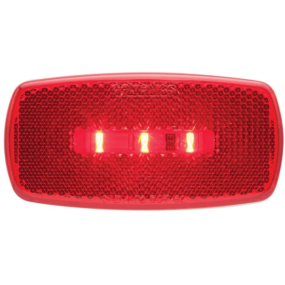 LED M/COVALWHT RED