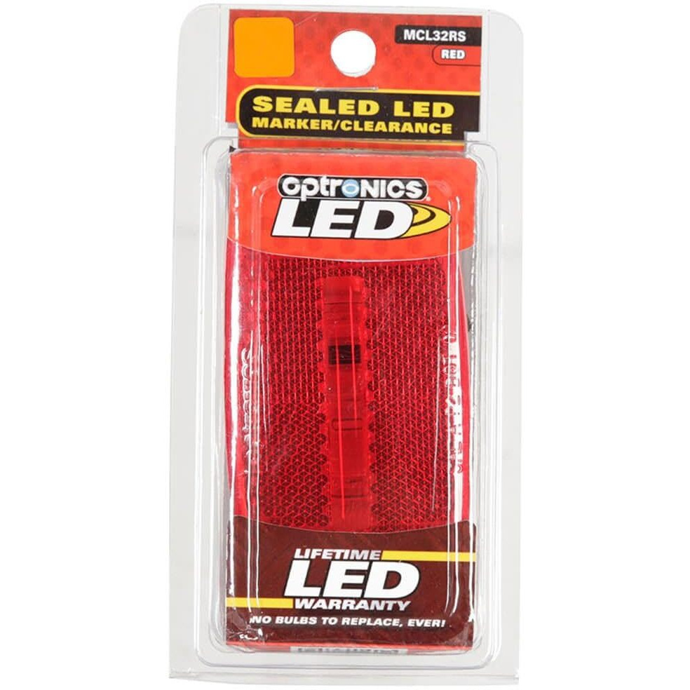 LED M/COVALWHT RED