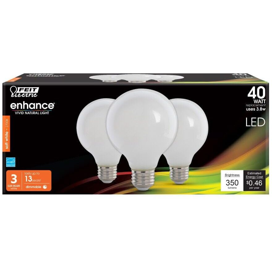 BULB LED G25 SW 3.8W (Pack of 1)