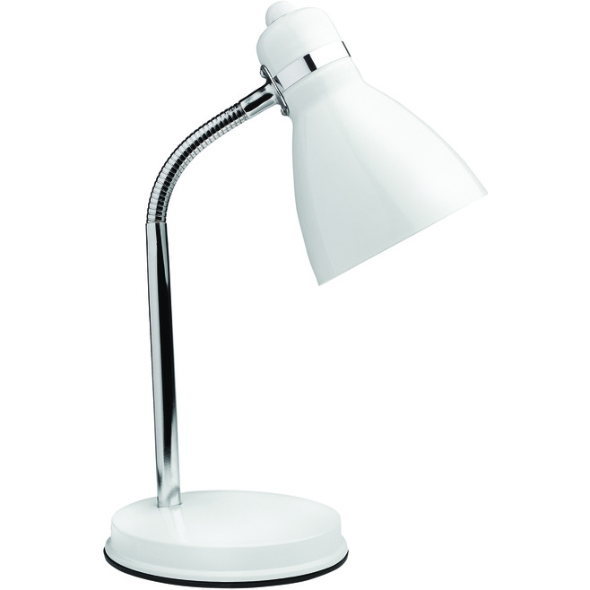 LAMP DESK WHT OXFORD (Pack of 1)