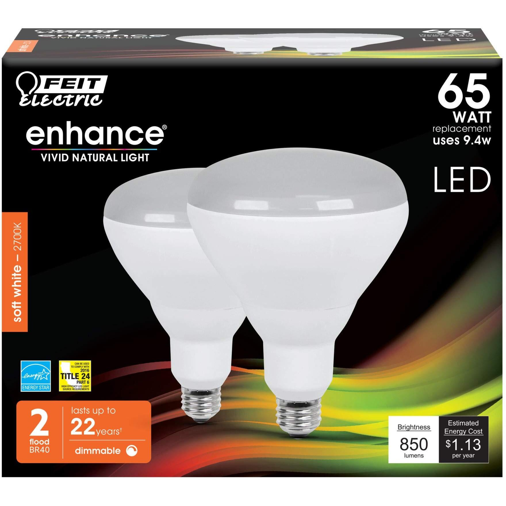 LED FEIT BR40 65W EQ SW (Pack of 1)