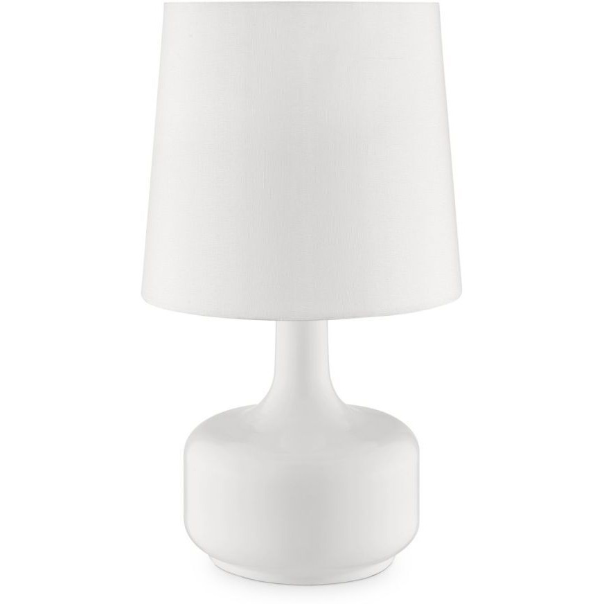 17.25&quotH Cheru White Table Touch Lamp