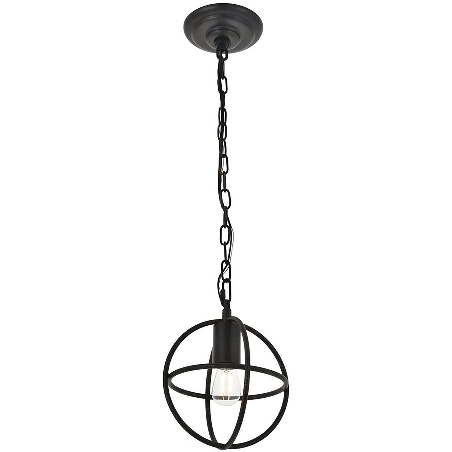 Octavia 1 light dark brown Pendant