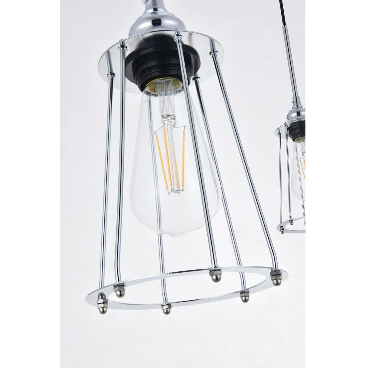 Auspice 3 light chrome Pendant