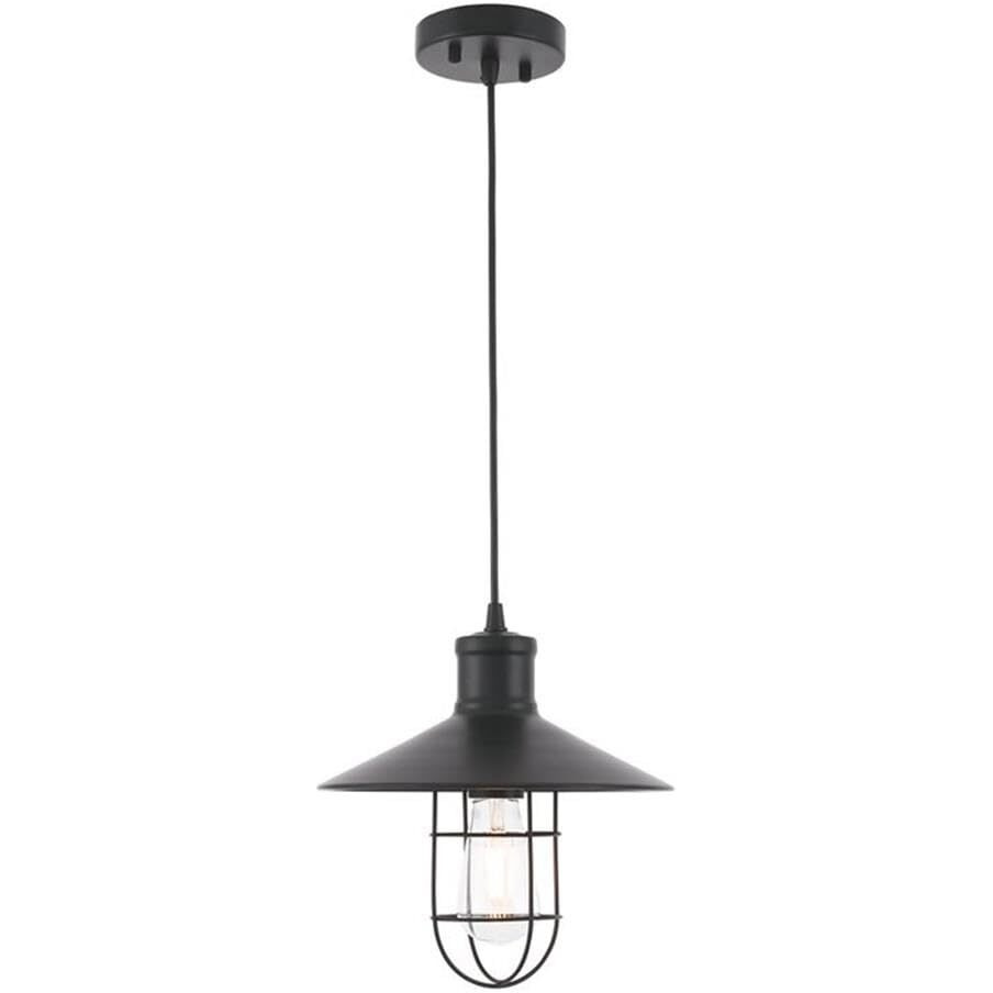 Flaneur 1 light Black Pendant