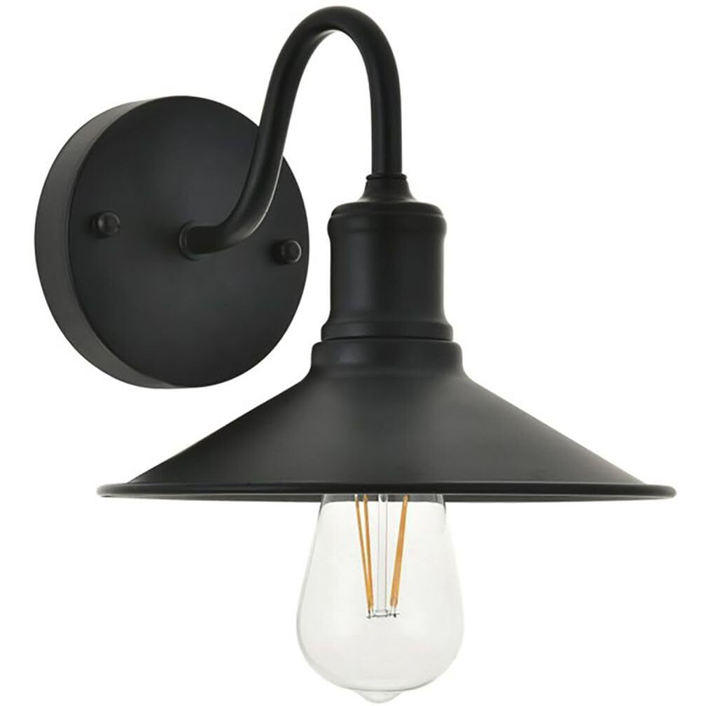 Etude 1 light black Wall Sconce