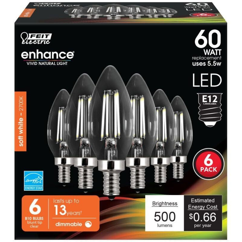 LED DM B10E12 SW 60W (Pack of 1)