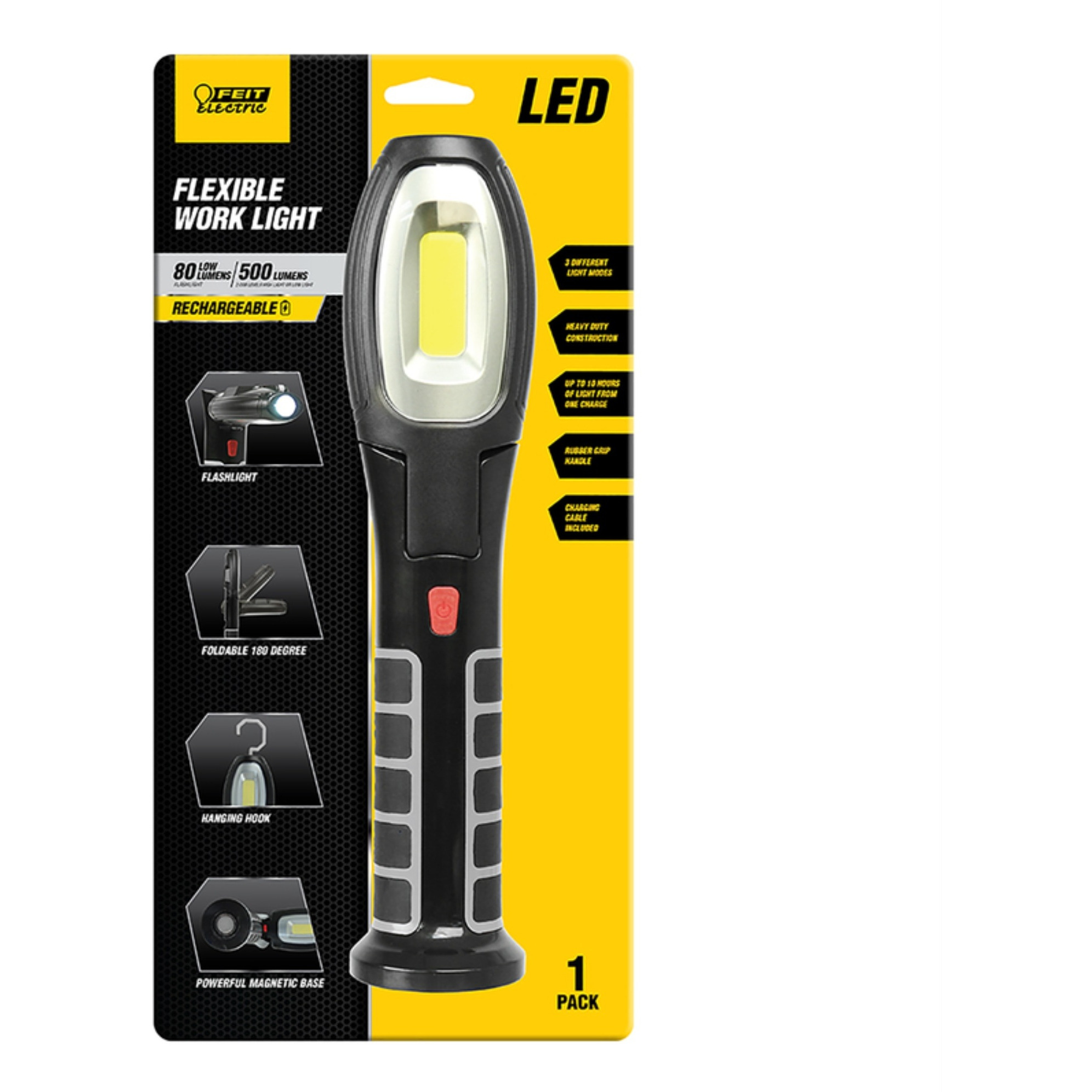 LED BTRY WORK LT 500L (Pack of 1)