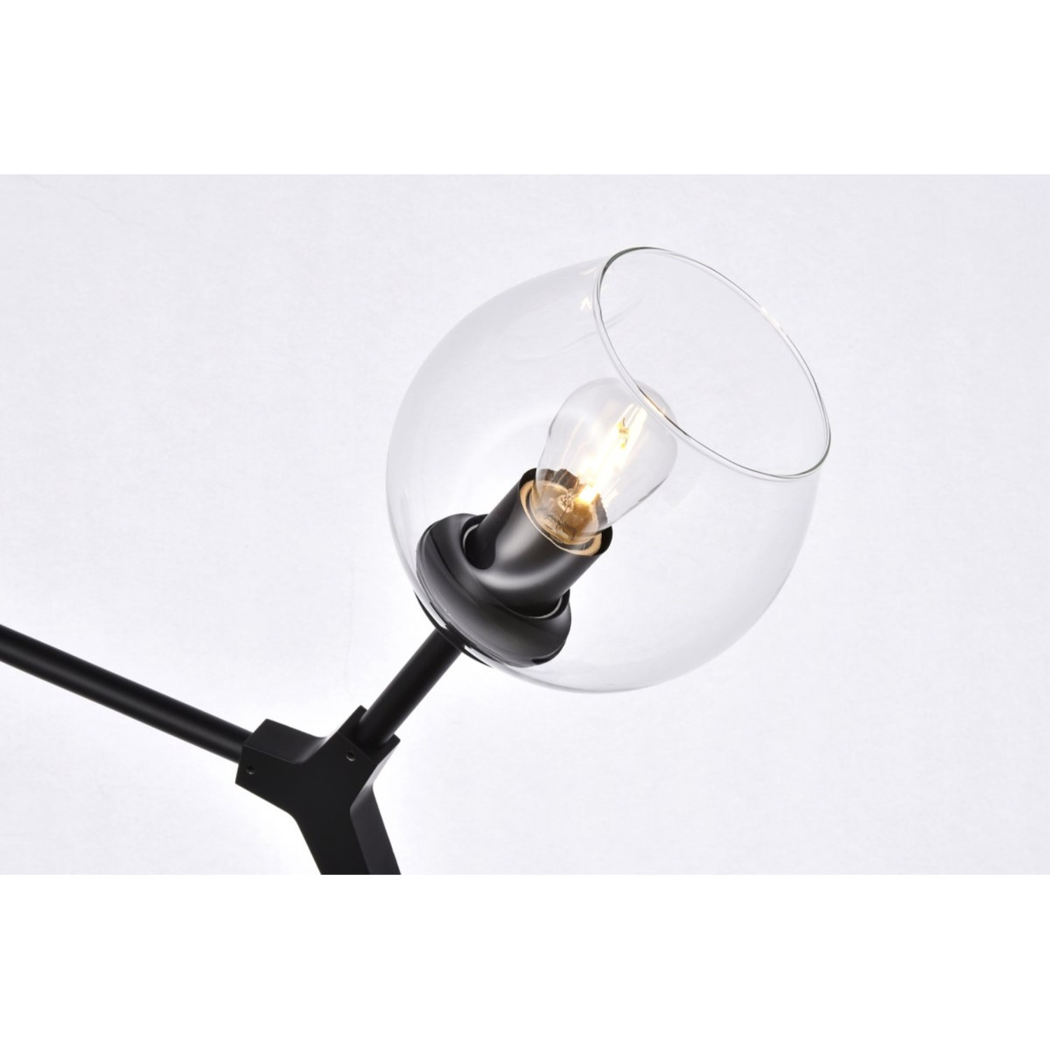 Cavoli 2 lights black wall sconce