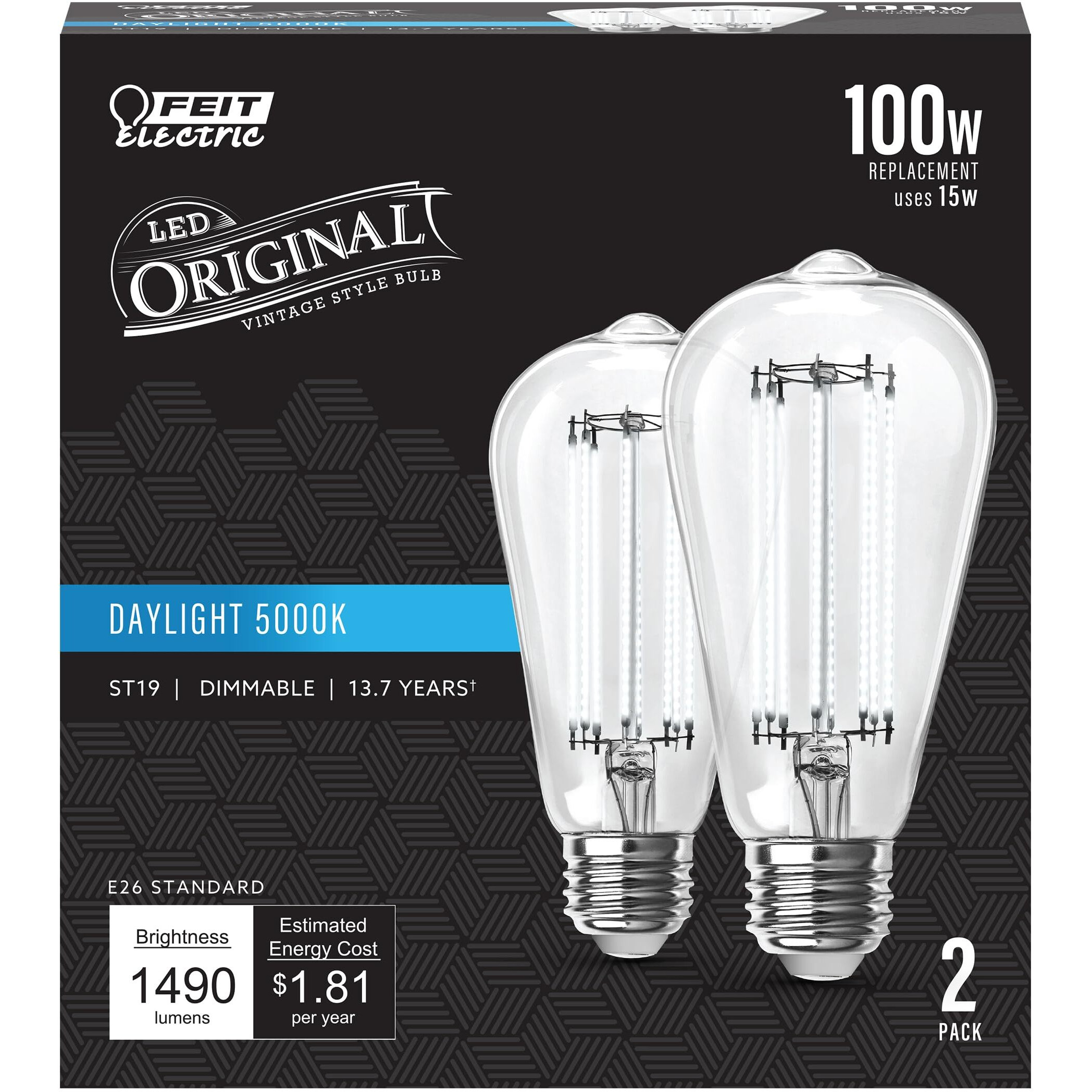 LED FLT ST19 DL100W (Pack of 1)