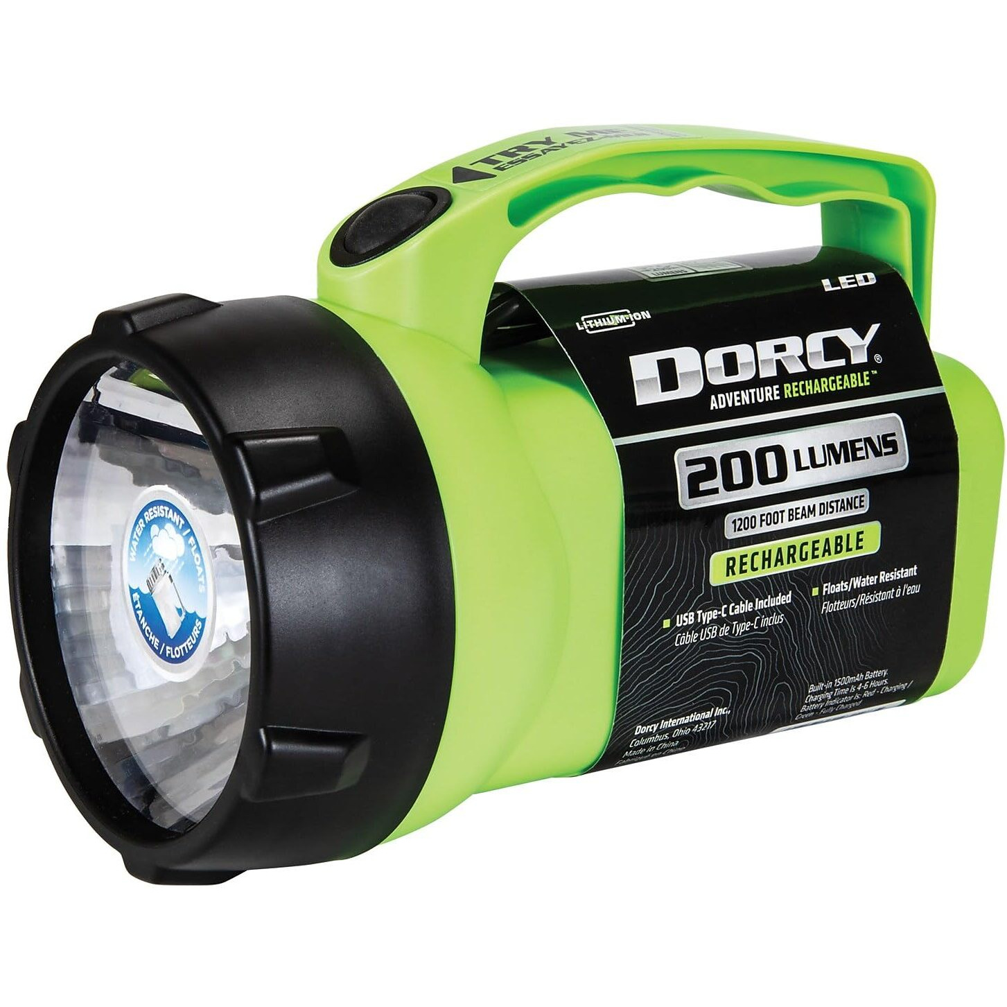 Dorcy 41-3128 5 x 11.4 x 5.1 in. Rechargeable Spotlight