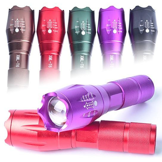 Grab-N-Go Zoomable Focusing Flashlight In 5 Colors(D0102HE6N3W.)