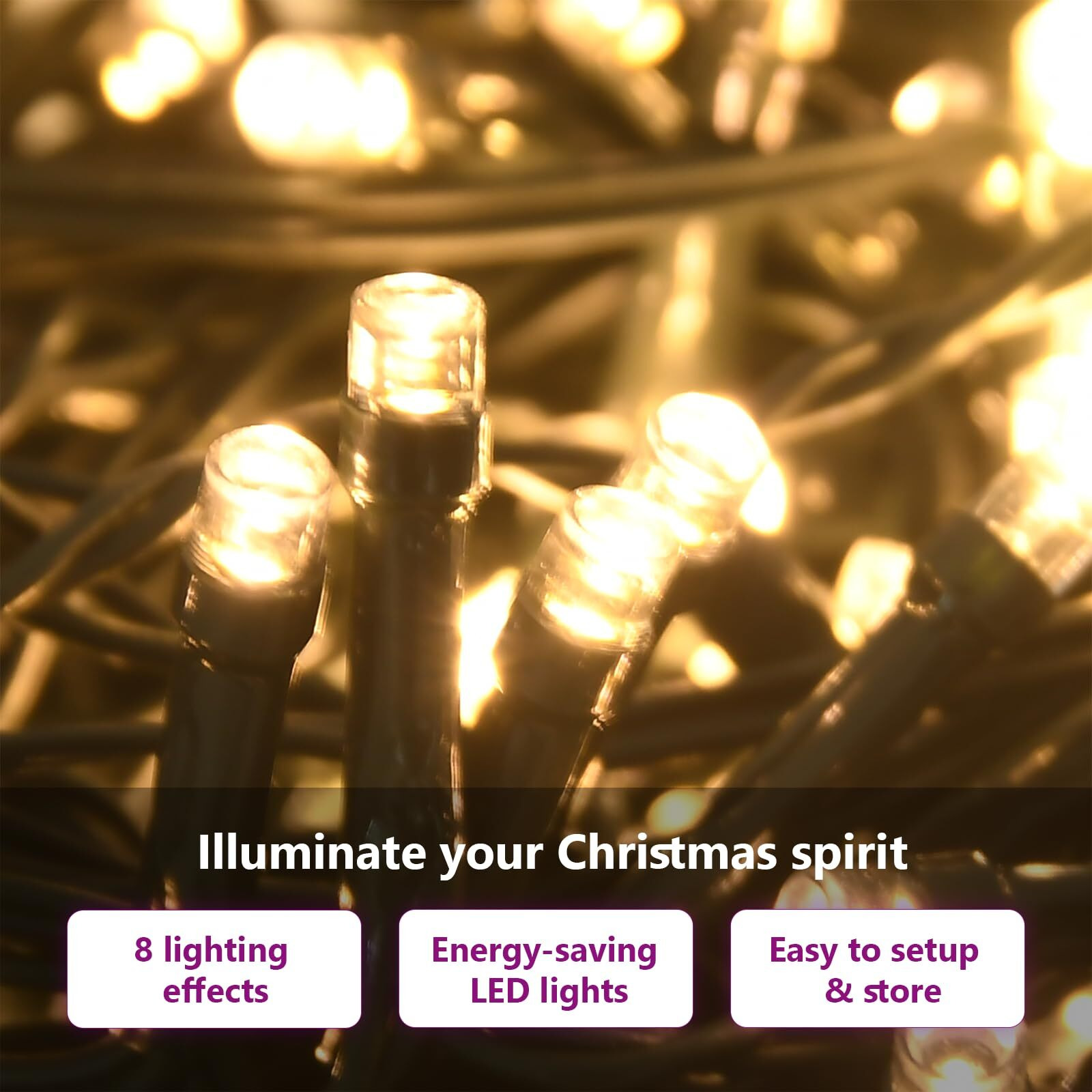 vidaXL 61 Piece Christmas Ball Set with Peak and 150 LEDs Rose Gold