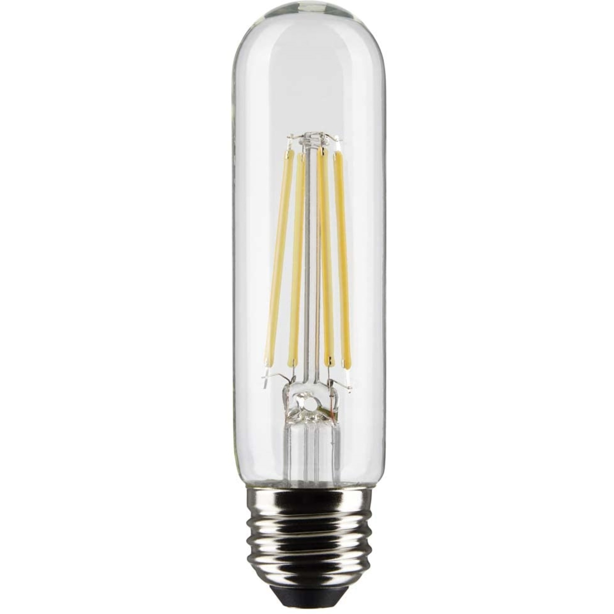 Satco 8 WATT T10 LED CLEAR MEDIUM BASE 90 CRI 3000K 120 VOLT