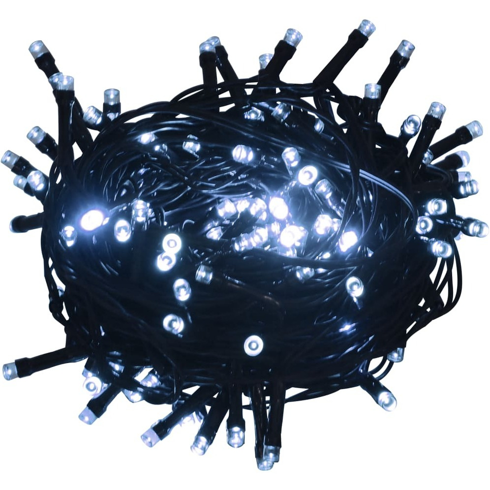 vidaXL LED String with 300 LEDs Cold White 98.4' PVC