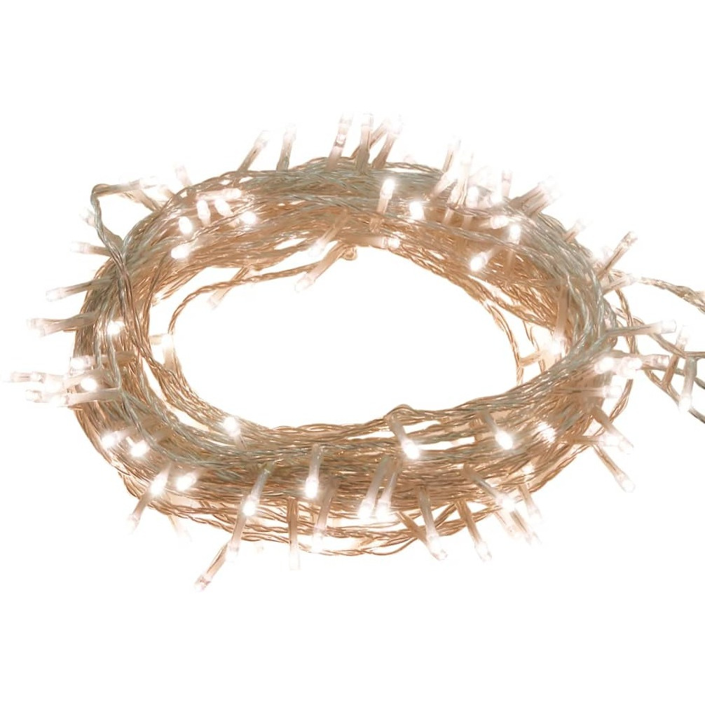 vidaXL LED String with 300 LEDs Warm White 98.4' PVC