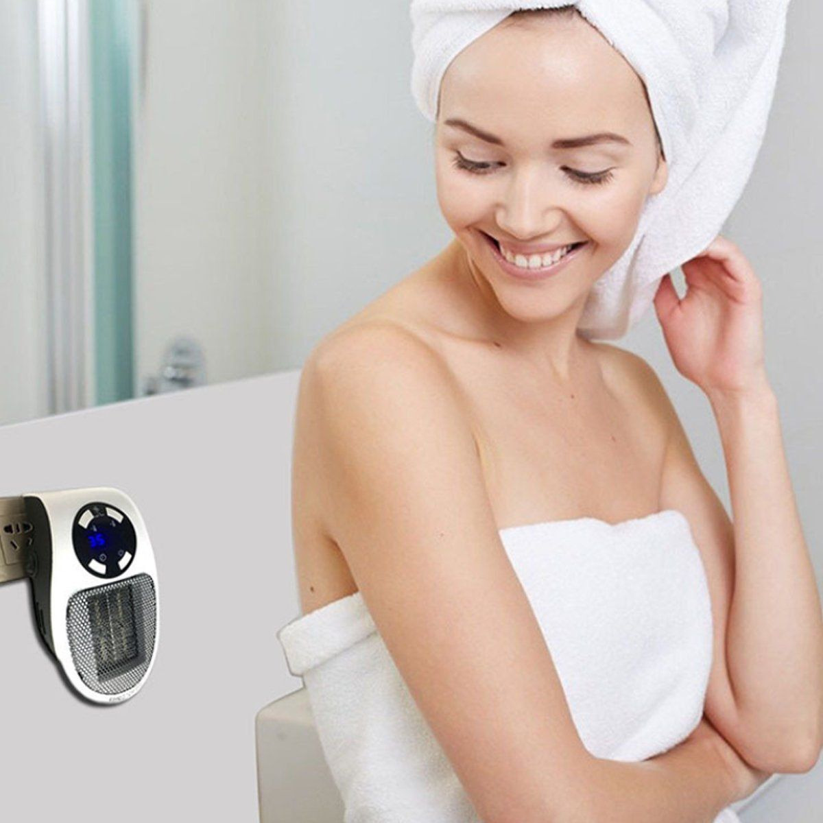 Personal Space Mini Heat Blaster With Remote Control(D0102HEYYZG.)