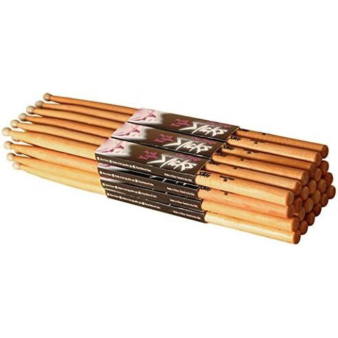Hickory Drum Sticks (5B, Nylon Tip, 12pr)