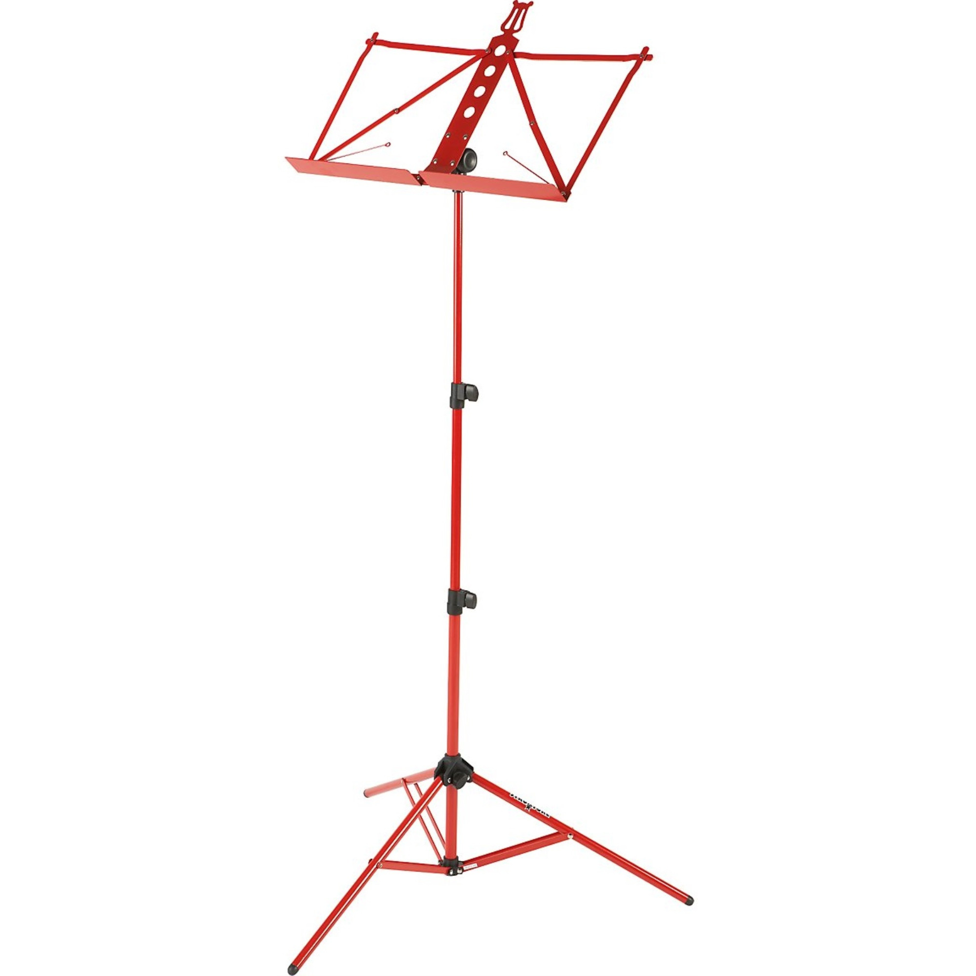 Deluxe Aluminum Music Stand withAdjustable Tray - Purple