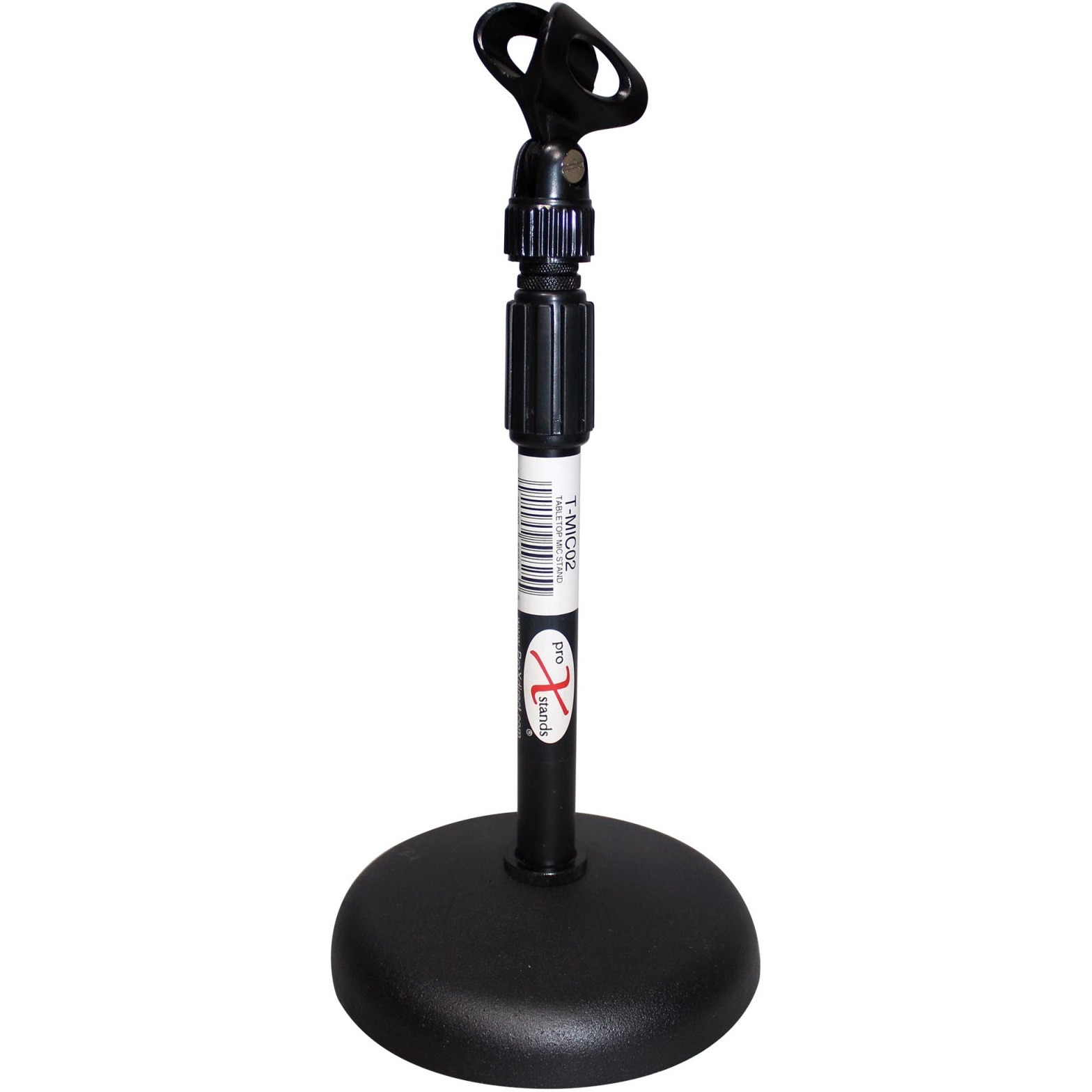ProX T-MIC02 Desktop Microphone Stand with 6" Round Base
