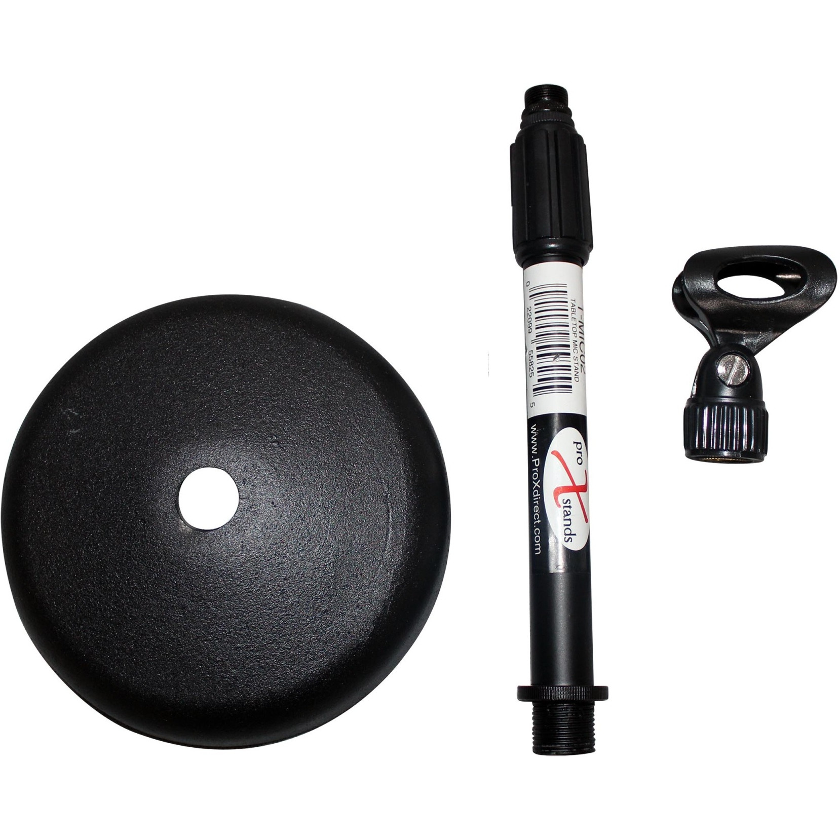 ProX T-MIC02 Desktop Microphone Stand with 6" Round Base