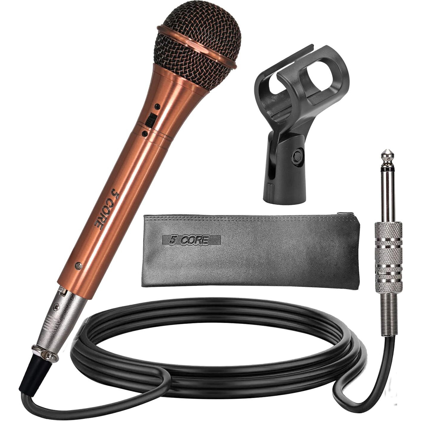 Professional Microphone Audio Dynamic Cardiod Karaoke Singing Wired Mic Music Recording Karaoke Microphone 5 Core PM625 Ratings (ND-959 Elantra)(D0102HX6BB6.)