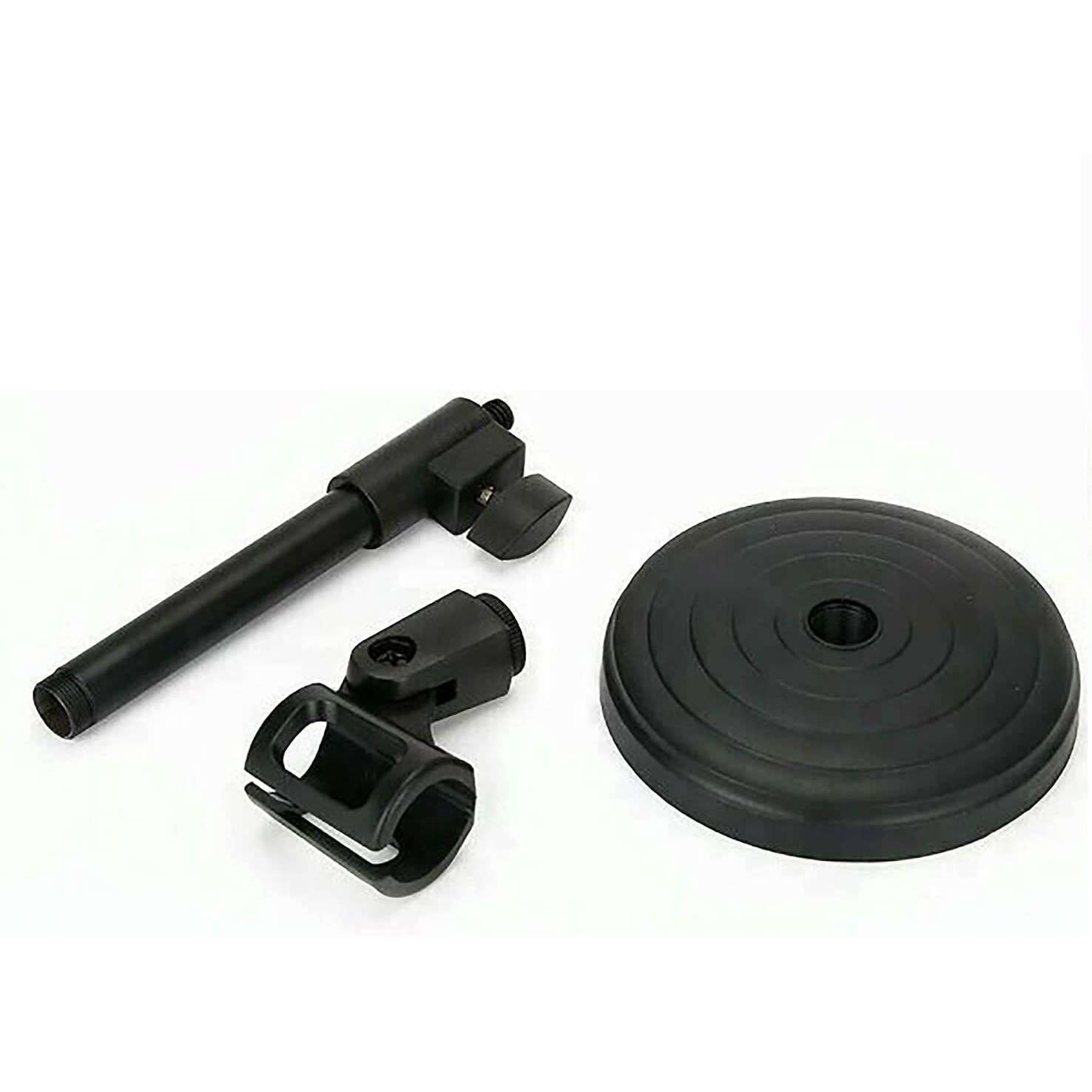 Desktop Microphone Stand Table Desk Mic Holder Stands clip Holder Mount clamp Round Base Podcast Recording 5core MS RBS BOOM Ratings Best Deal(D0102HXSE32)