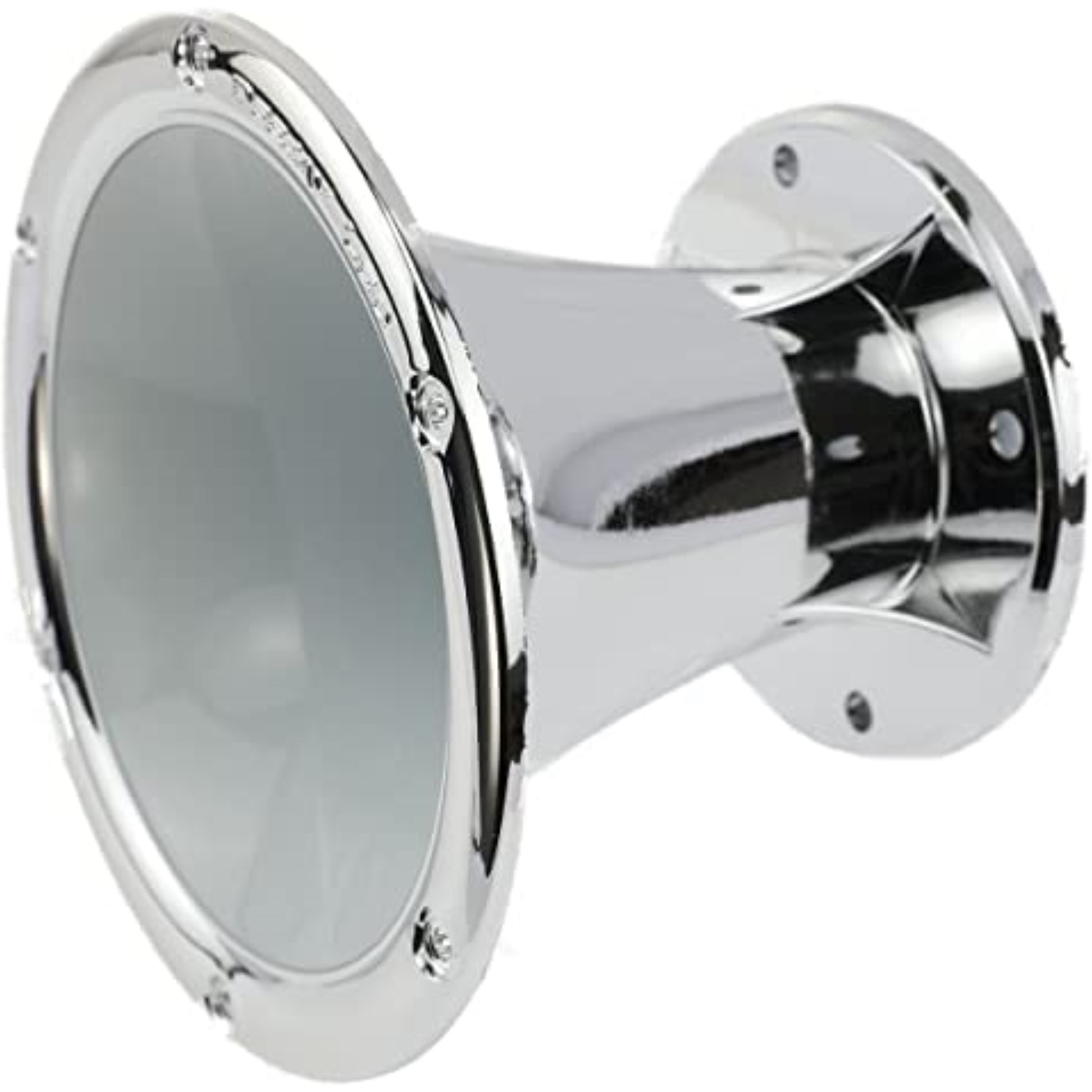 DEEJAYLED 2" BOLT ON HORN WHITE SILVER