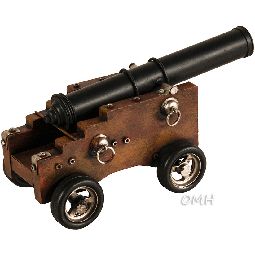 Handmade Warship Cannon Model