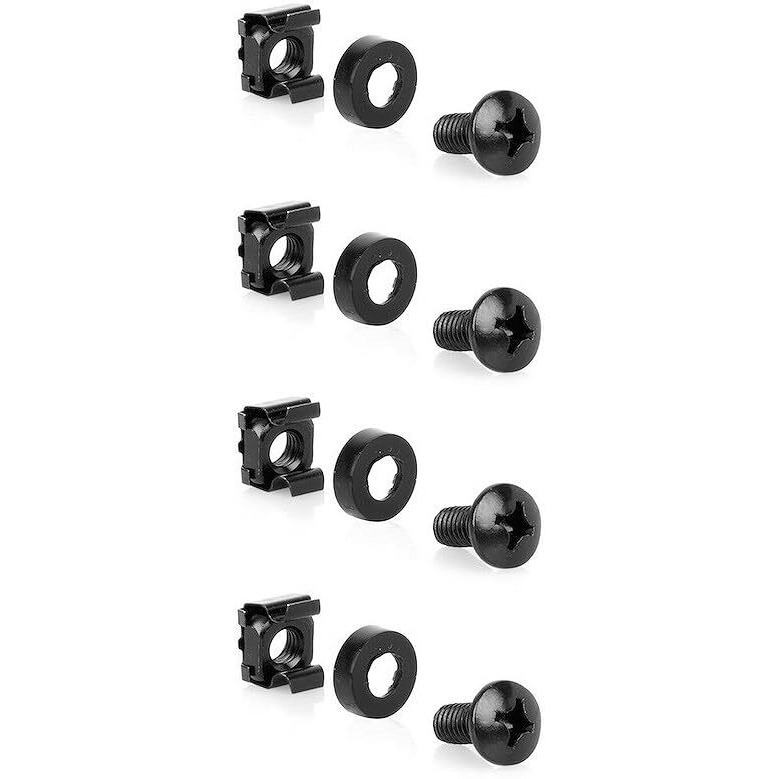 Cmple  Blank 1U Rack Mount Blank Spacer for 19-Inch Wide Server Network Racks or Cabinets, Steel  Black