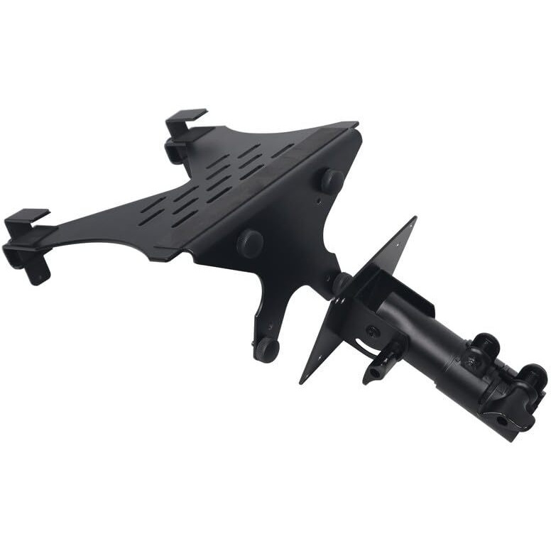 Laptop Shelf fits on Speaker Stand & Monitor VESA Arm Mount - BLACK