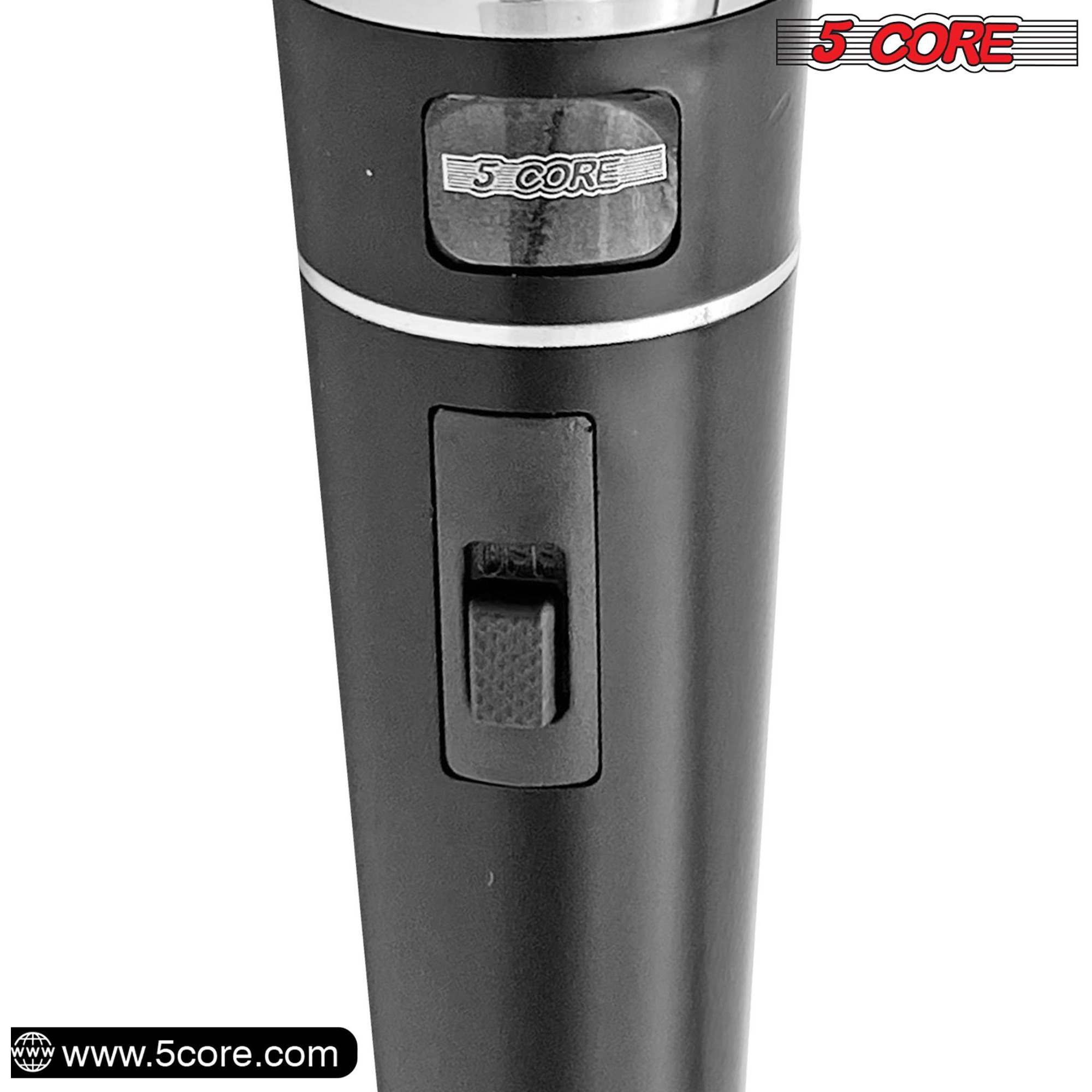 5 cORE Premium Vocal Dynamic cardioid Handheld Microphone Unidirectional Mic with 16ft Detachable XLR cable to  inch Audio Jack and OnOff Switch for Karaoke Singing PM 100(D0102H719ET)