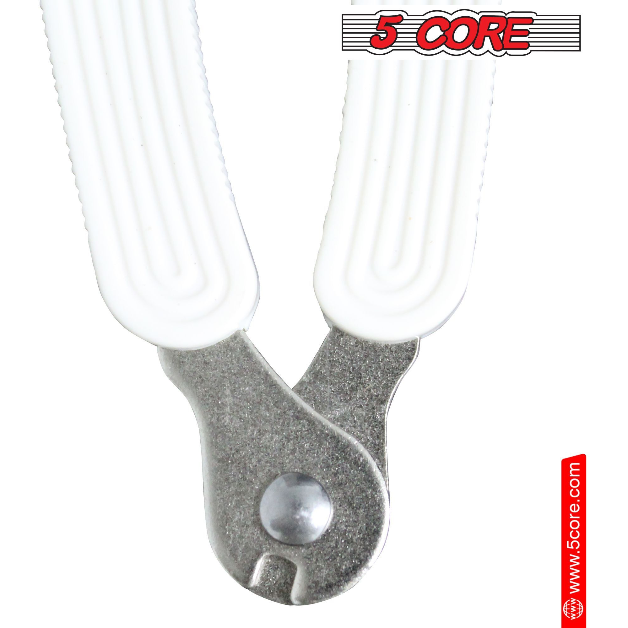 5 Core Guitar Winder White| Premium and Multipurpose Guitar String Winder| Includes Guitar String Cutter and Guitar Bridge Pin Puller| Sturdy build & Ergonomic All in One Guitar Tool - GW 1PK WH