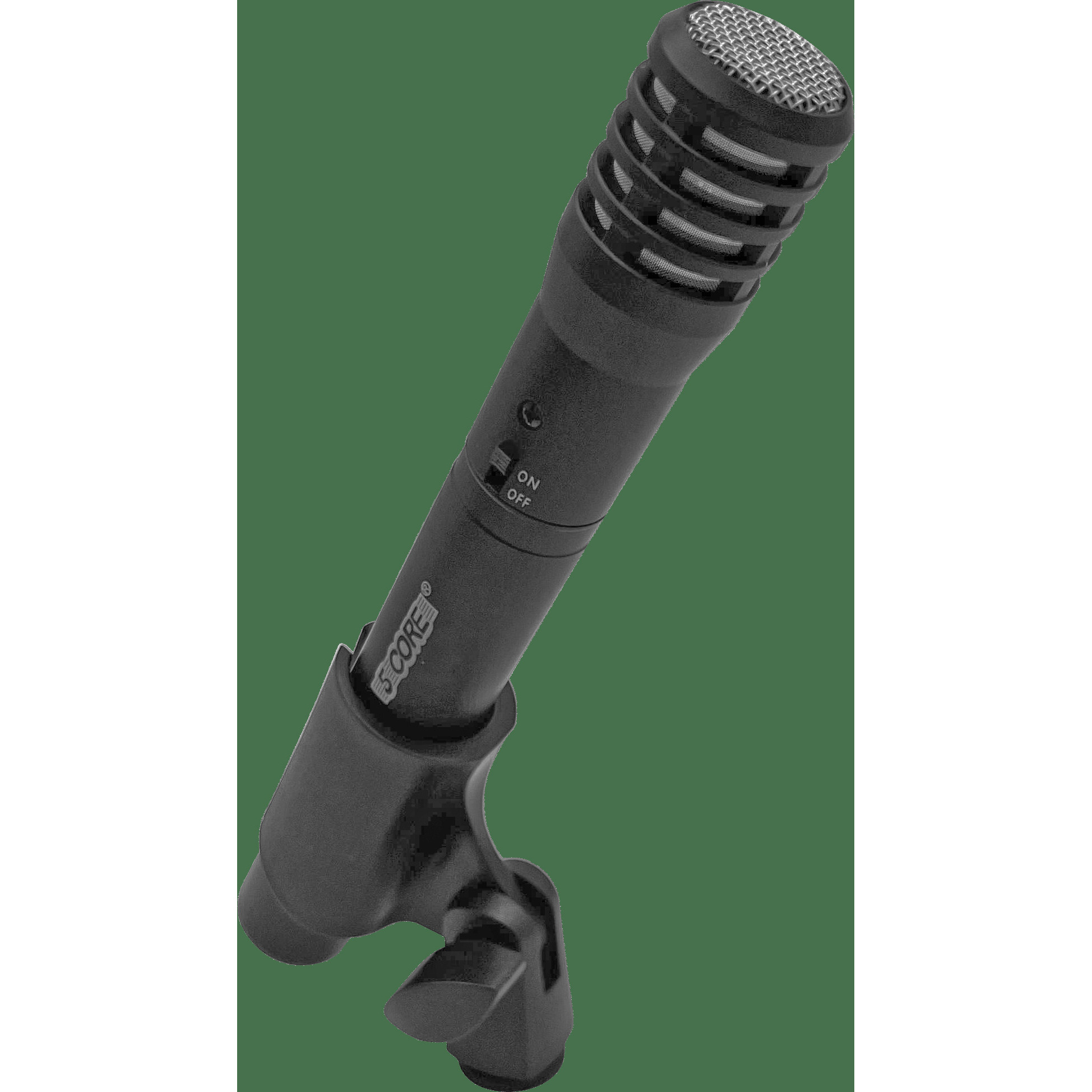 5 Core Dynamic Instrument Microphone Professional XLR Cardioid Uni Directional Condenser Mic Included Windscreen Mic Holder - INSTRU MIC 100 BLK