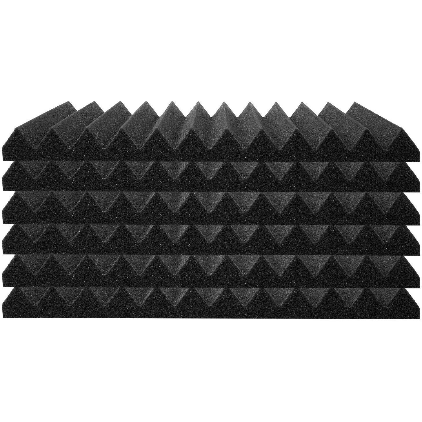 VEVOR Acoustic Foam Panels 80 Pack 12 x 12 x 1 in for Studio Wall and Ceiling