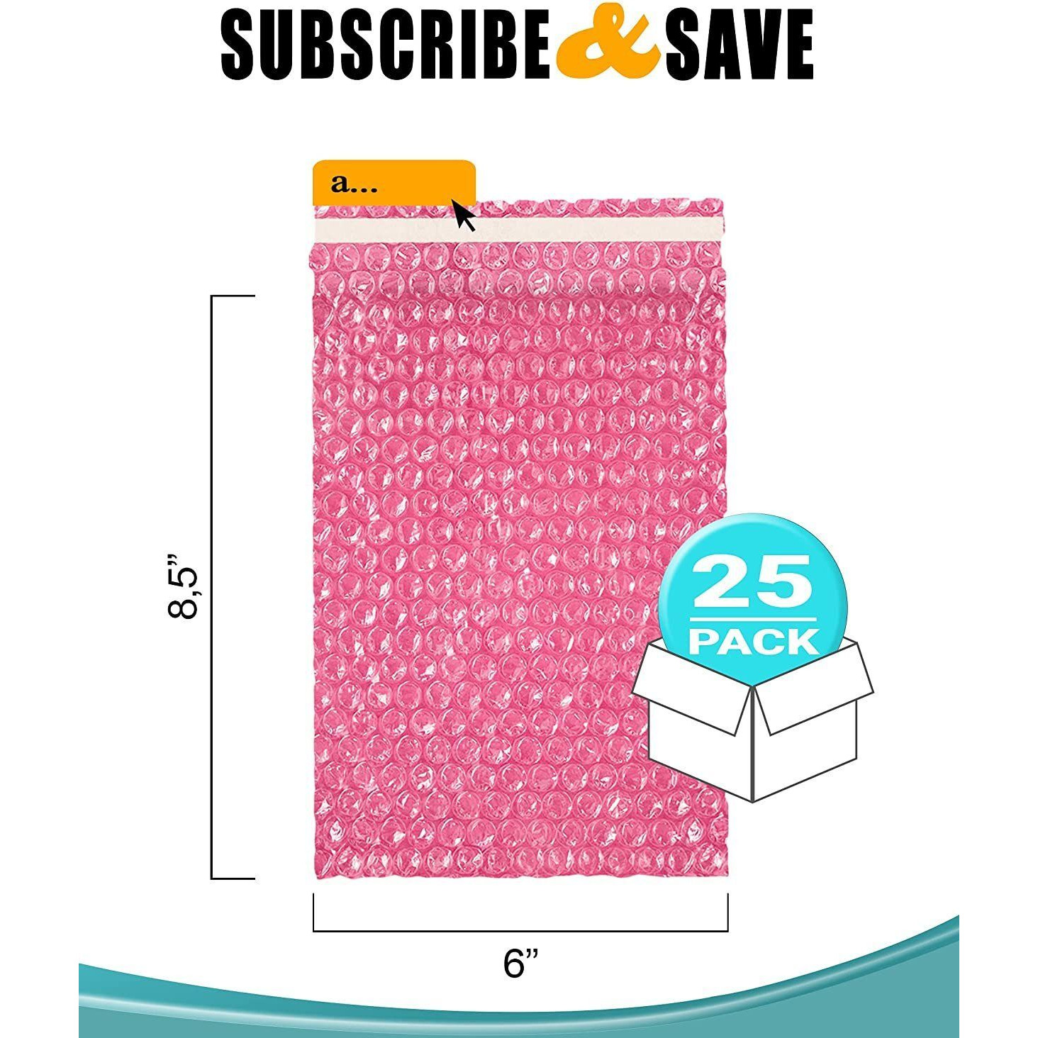 Pack of 25 Anti-Static Bubble Out Bags 6 x 85 Resealable Static Shielding Bag 6 x 8 12 Bubble cushioning Wrap Pouch Bag Ideal for Packaging Storing Sensitive Electronic components(D0102H9FP3g)