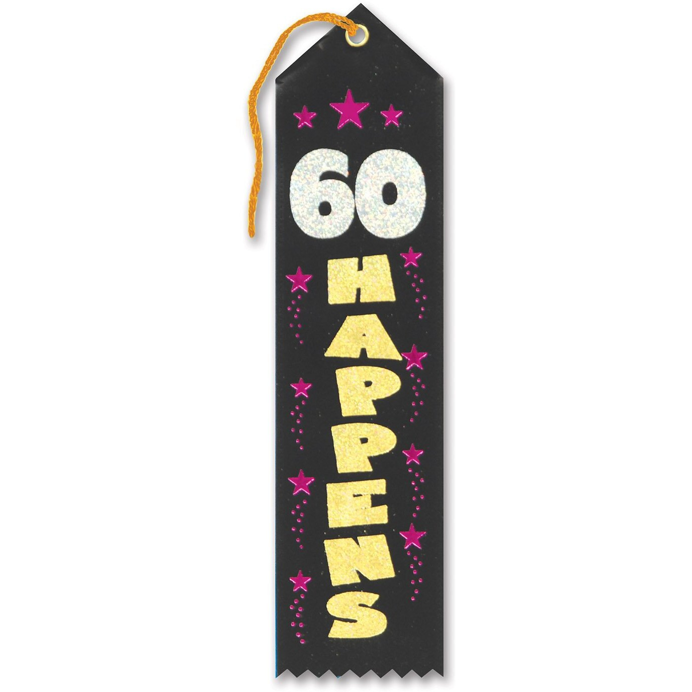 60 Happens Award Ribbon