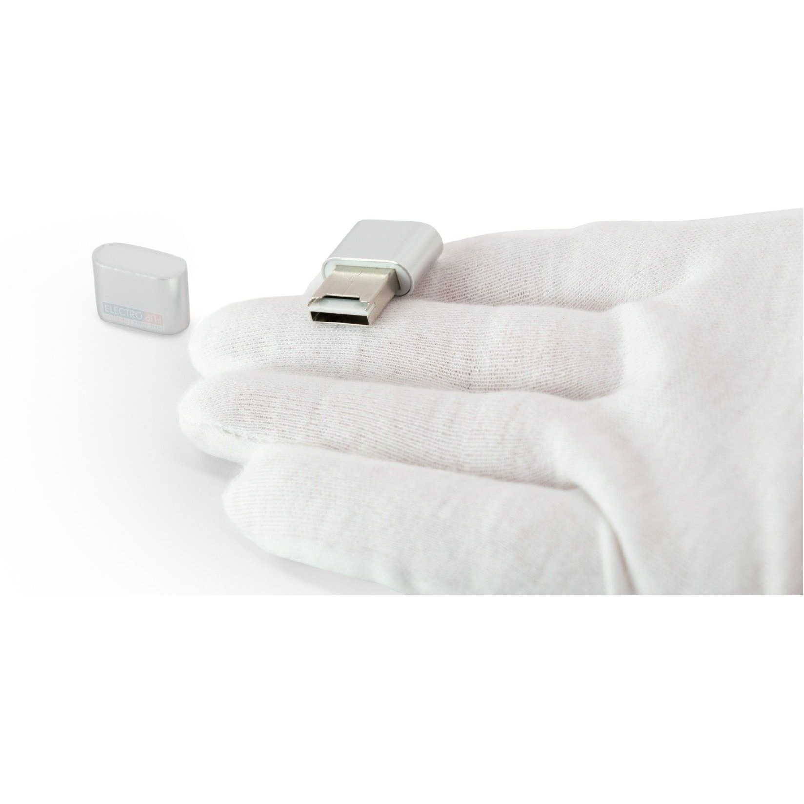 Small Keychain for Micro SD Reader for Data Storage Compatible with Apple & Windows