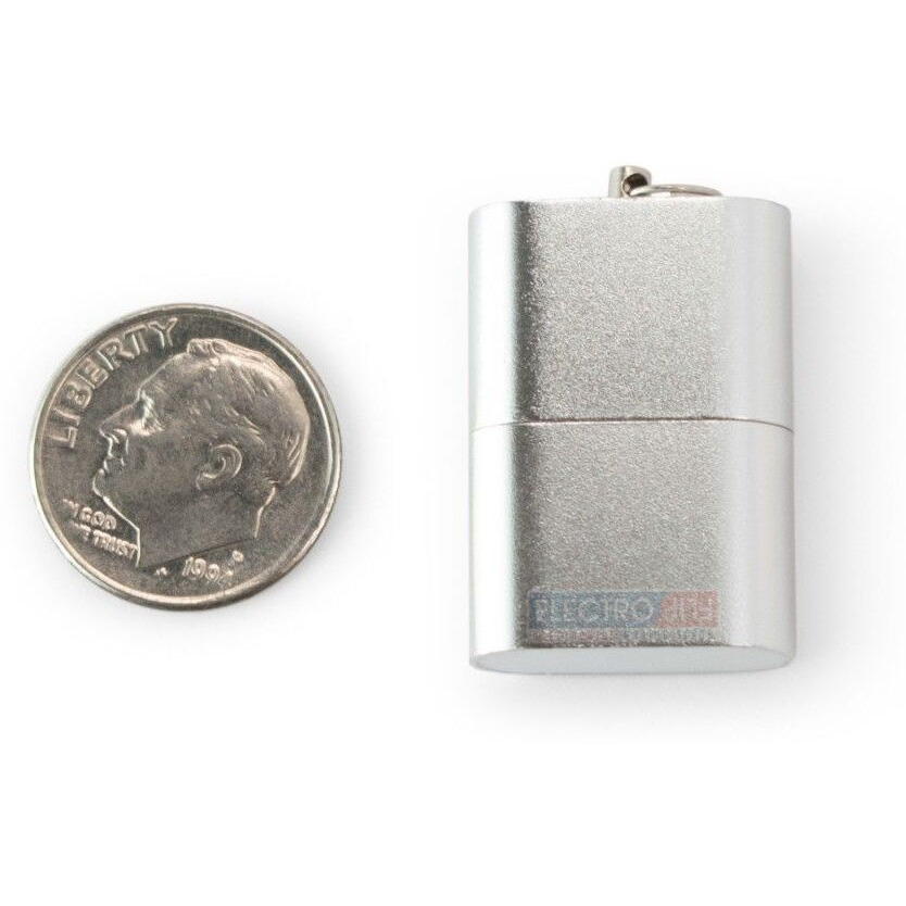 Metal Memory Card Reader with High-Quality Keychain for Data Transfer works for Mac