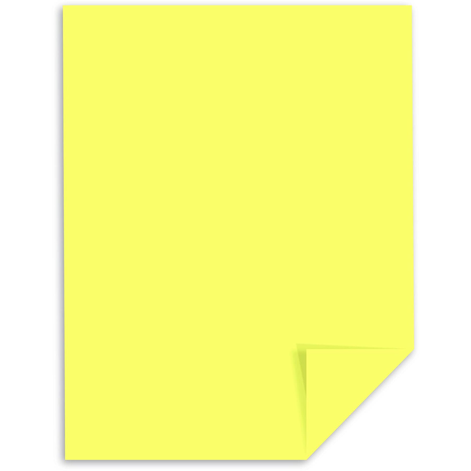 Exact Inkjet, Laser Vellum Paper - Yellow - 92 Brightness - Letter - 8 1/2 x 11 - 67 lb Basis Weight - 250 / Pack - FSC - Quick Drying, Durable, Acid-free, Heavyweight