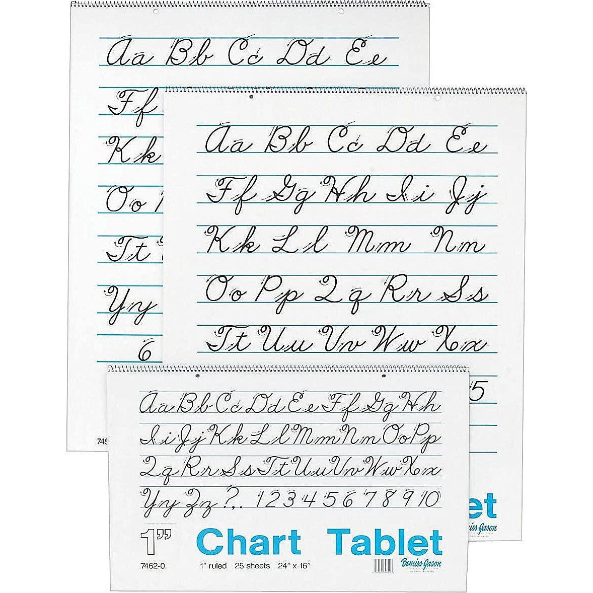 CHART TABLET 24X16 1 RULED 25 CT