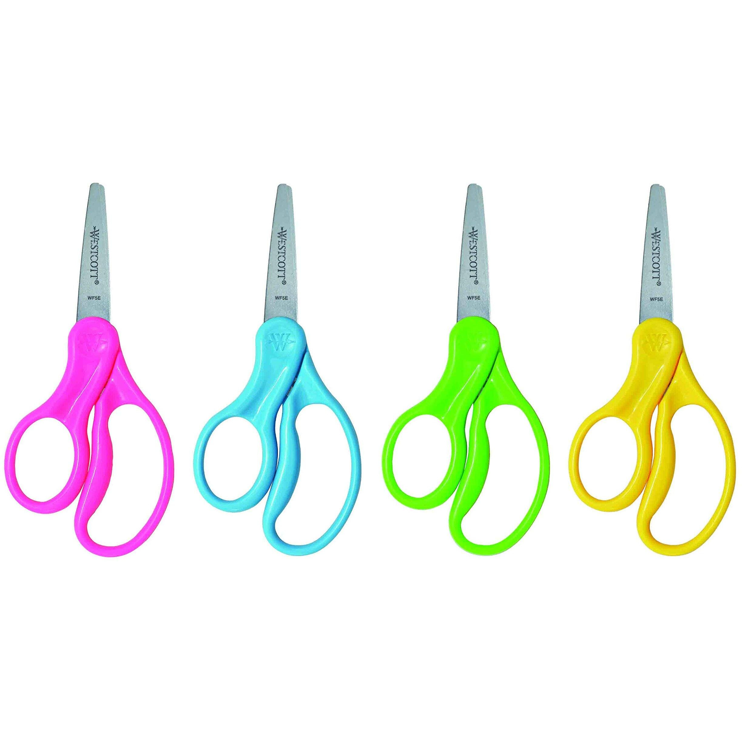 LEFTY SCISSORS 5IN POINTED ASSORTED