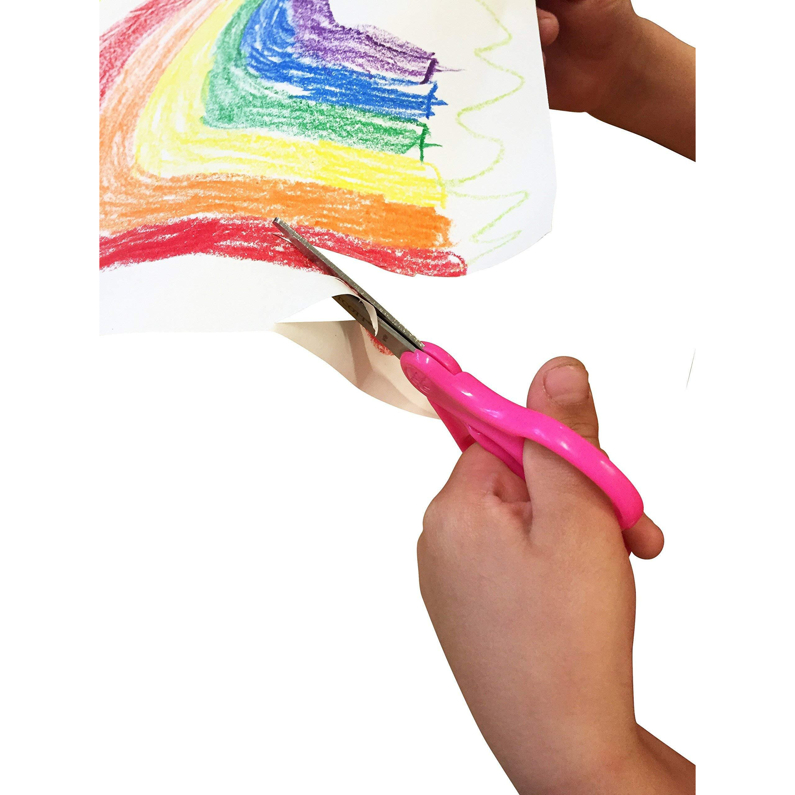 LEFTY SCISSORS 5IN POINTED ASSORTED