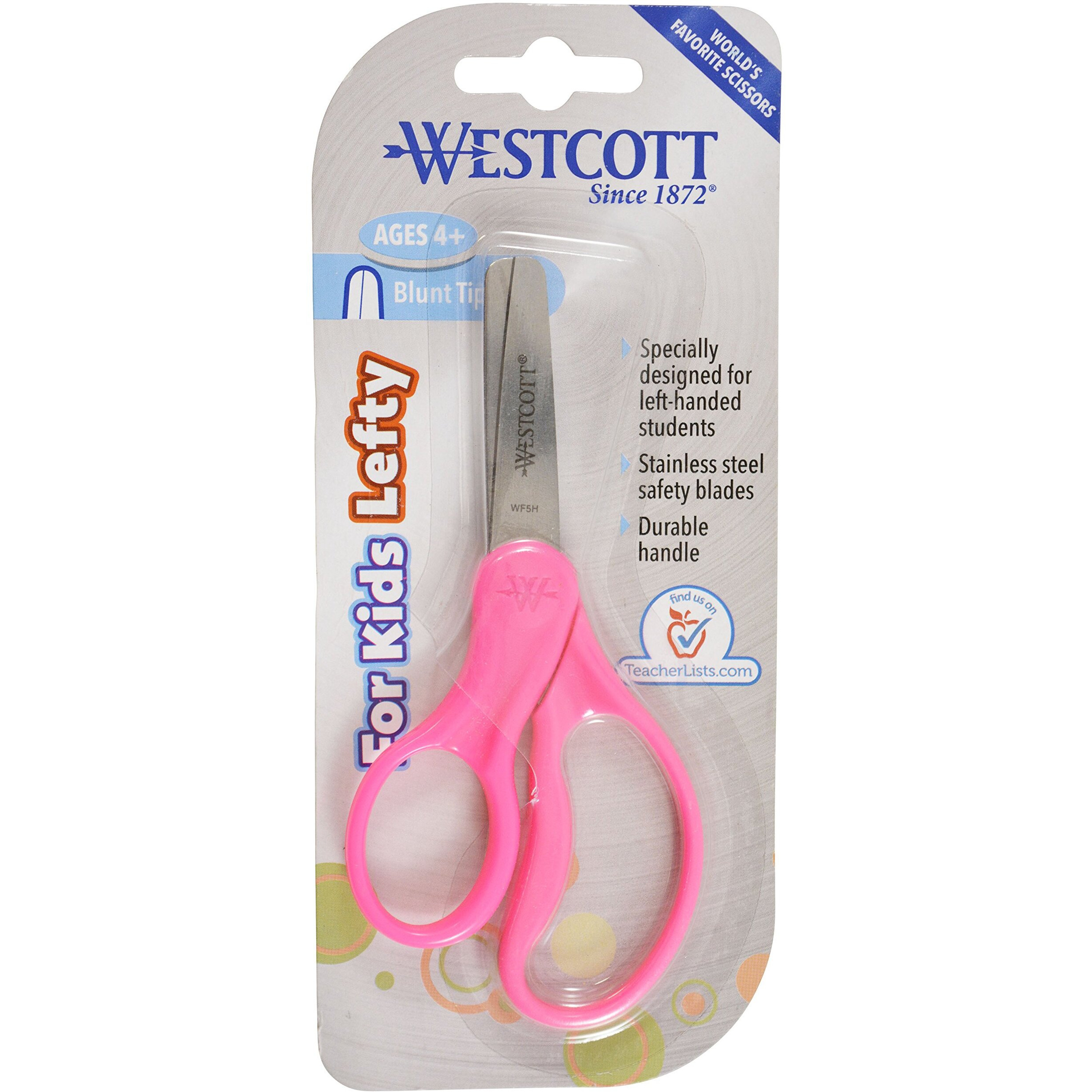 LEFTY SCISSORS 5IN BLUNT ASSORTED
