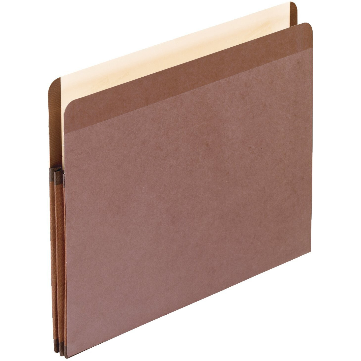 Pendaflex Letter Recycled Expanding File - 8 1/2" x 11" - 1 3/4" Expansion - Red Fiber, Polyester - Red Fiber - 10% Recycled - 10 / Box