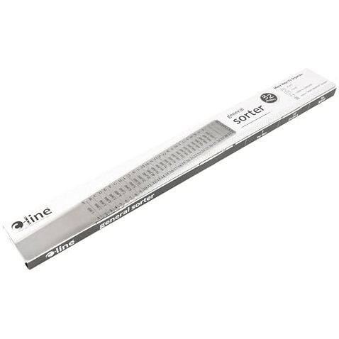 General Document Sorter, 2-1/2 x 23-1/2 x 3/4, 1/EA, 30532