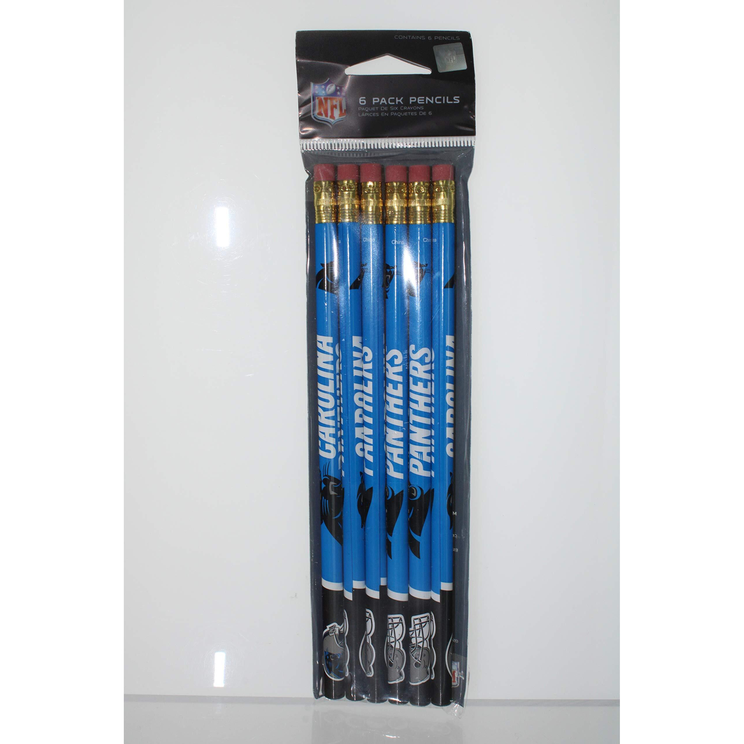 Carolina Panthers Pencil 6 Pack