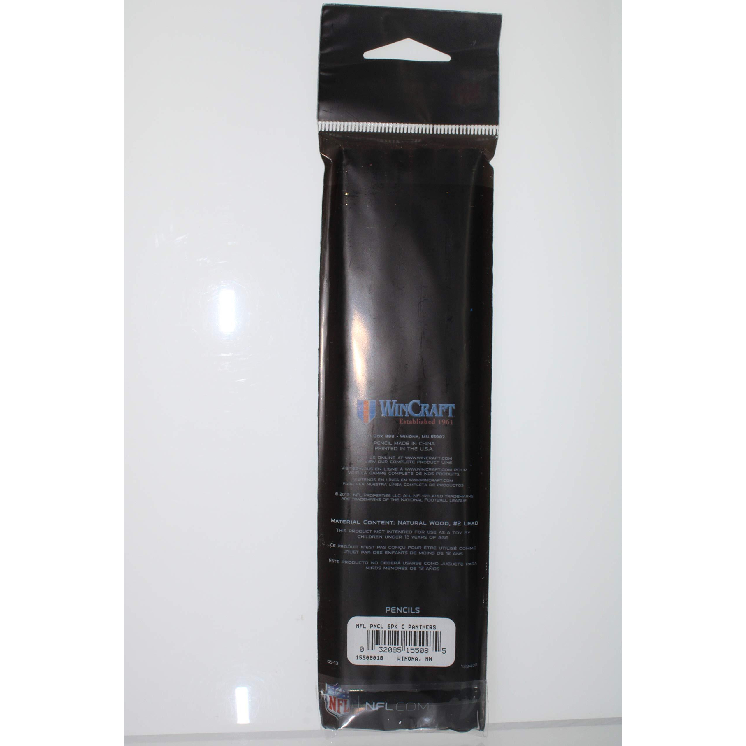 Carolina Panthers Pencil 6 Pack