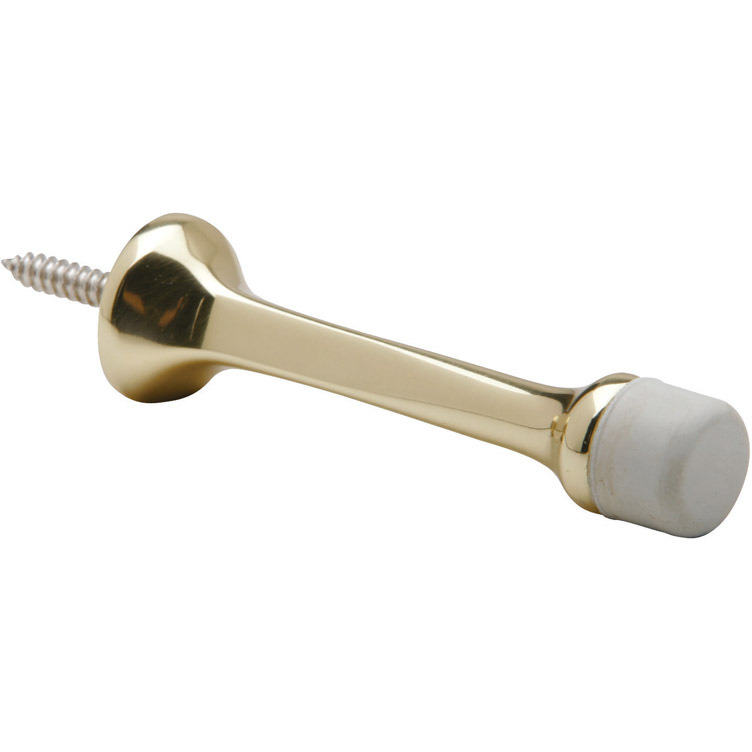 DOOR STOP SOLID BRS 3&quot (Pack of 1)